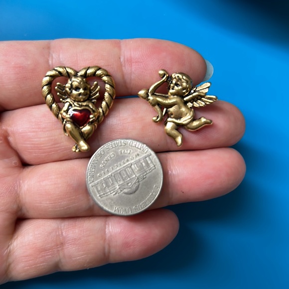 🖤1995 Avon Cherub pins - Picture 10 of 14